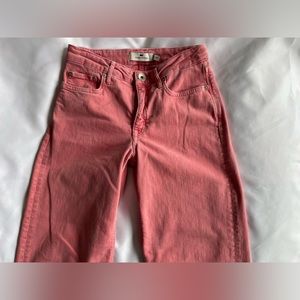 VINEYARD VINES PINK BAGGY JEANS